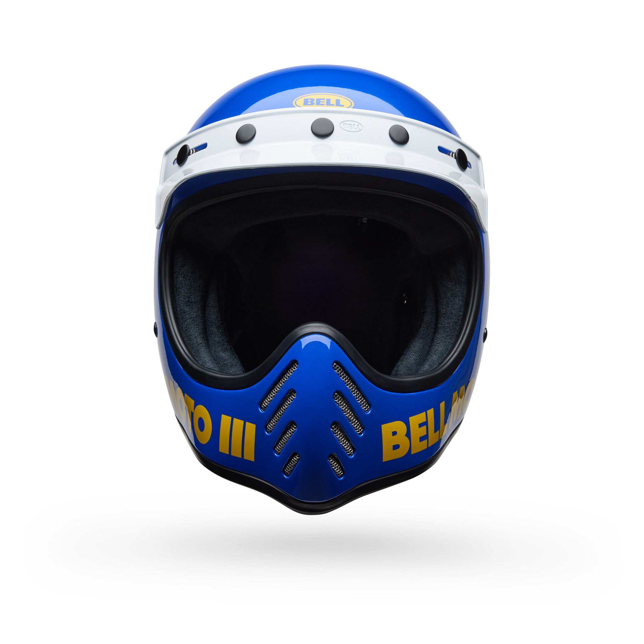 Amazon.com: BELL Moto-3 Helmet (Gloss White Classic - 2X