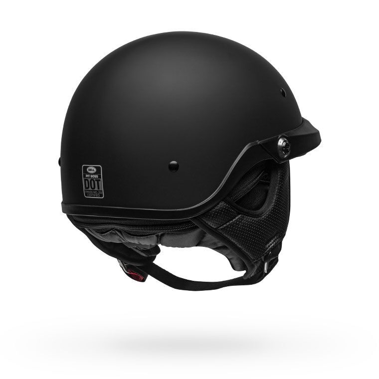 Bell Pit Boss Matte Black Half Helmet