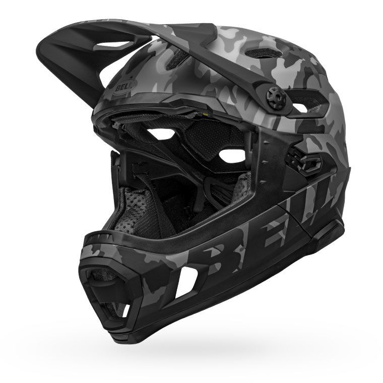 Bell Super DH Spherical MIPS Helmet Medium Matte Gloss Black Camo