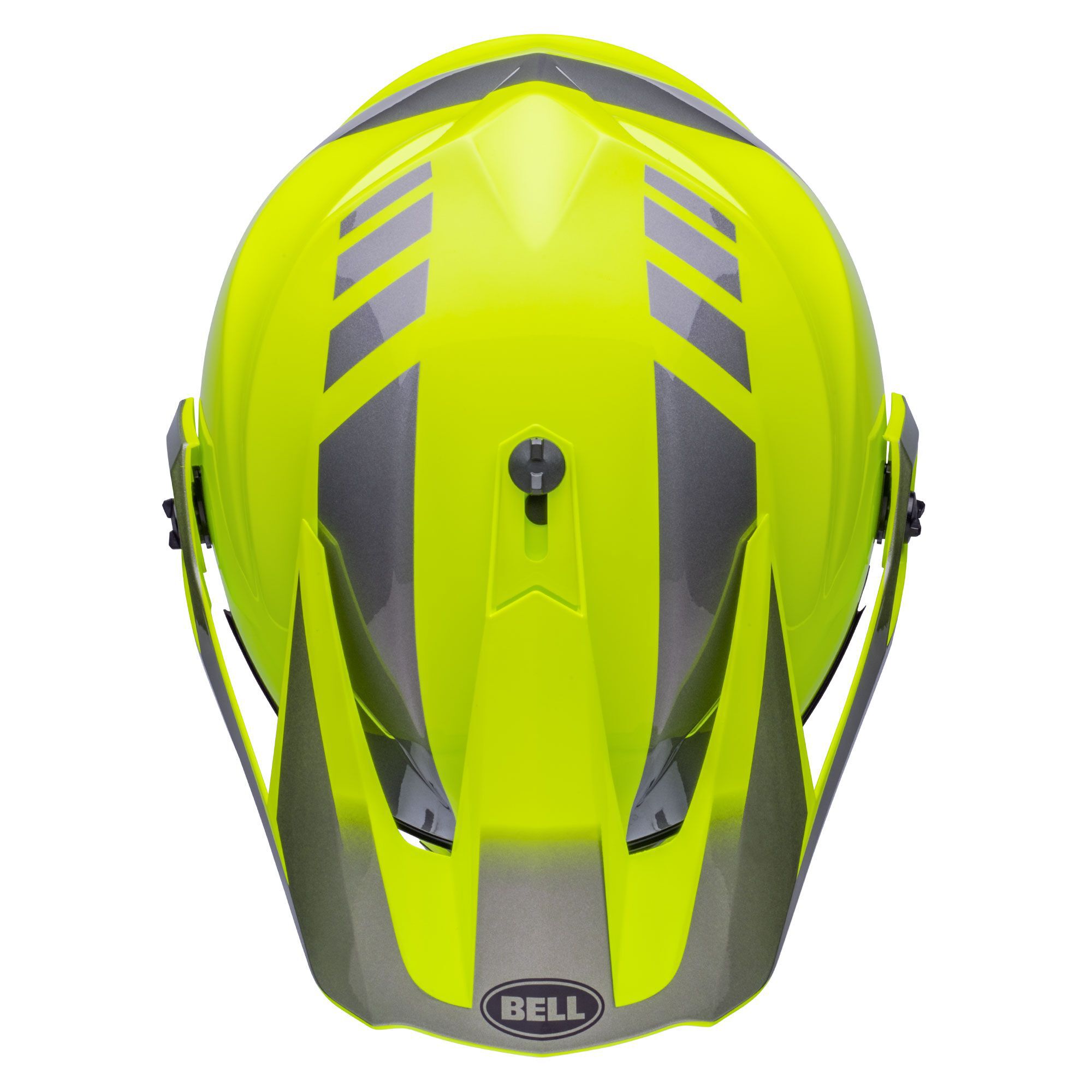 BELL MX-9 Adventure　蛍光イエロー Bell MX-9 Adventure MIPS Dash Hi-Viz Yellow/Gray Helmet