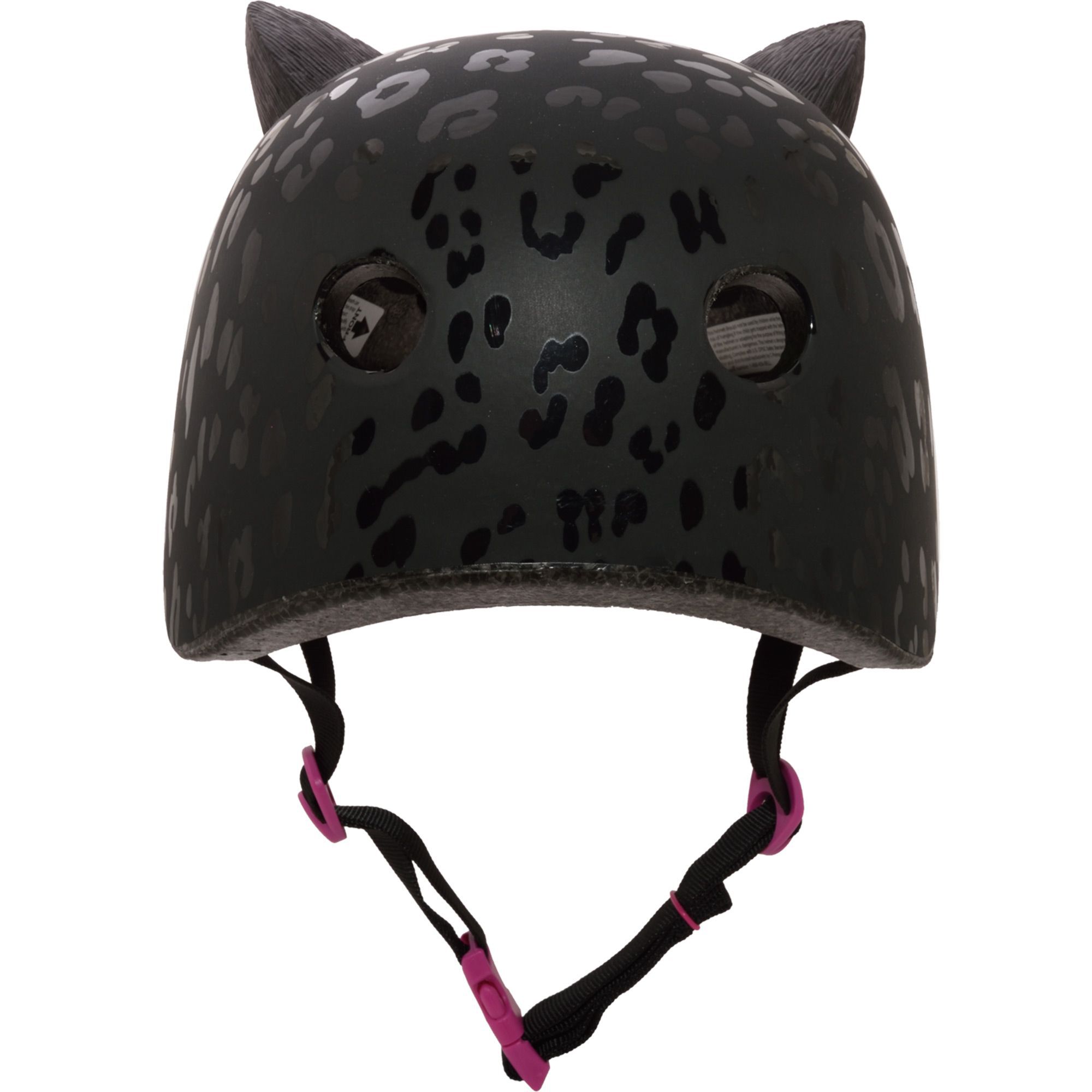 Leopard Kitty Black Bell Helmets
