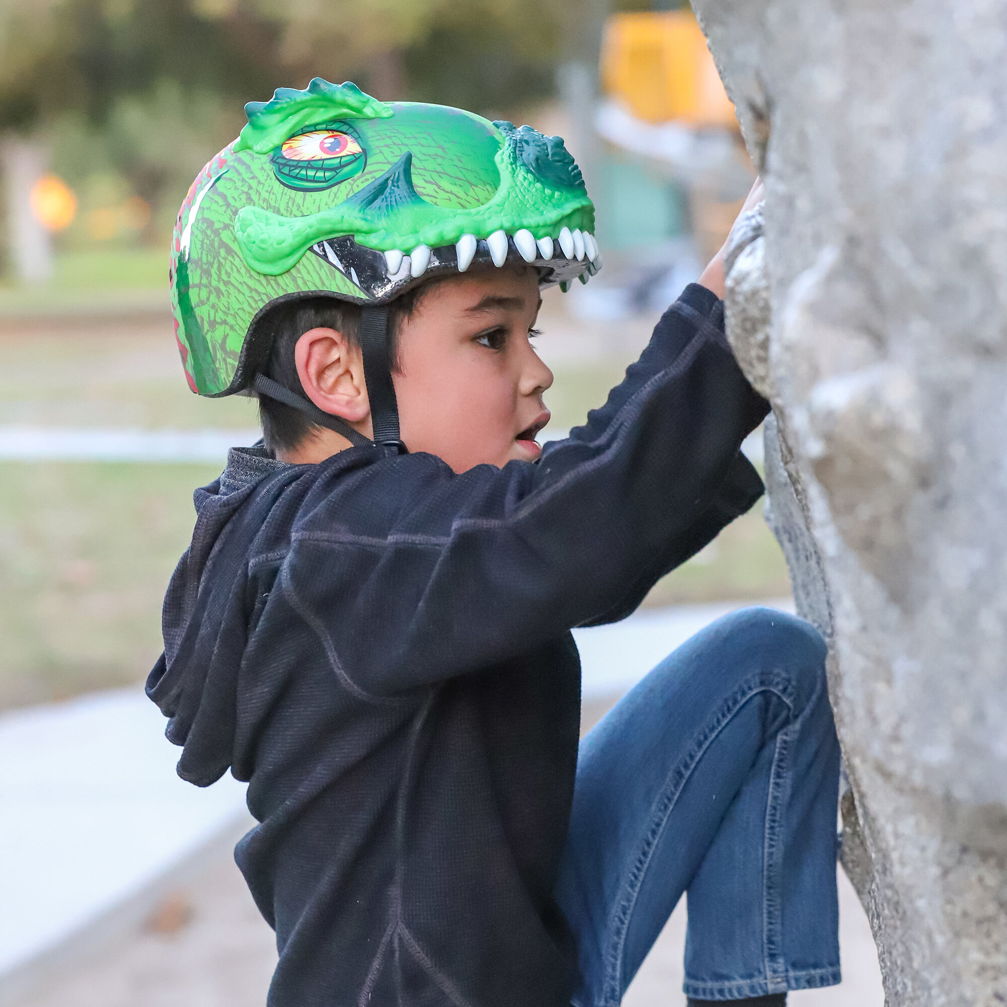 Boys dinosaur helmet on sale
