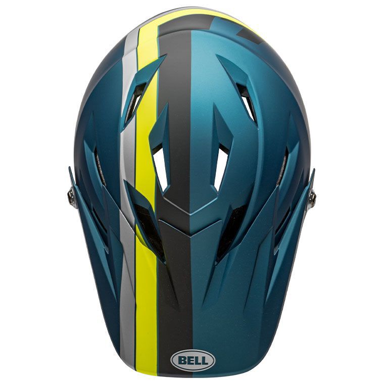 BMX Full Face BELL Sanction BLUE/YLW 107.20320/1/2 Helmets Men’s DH 