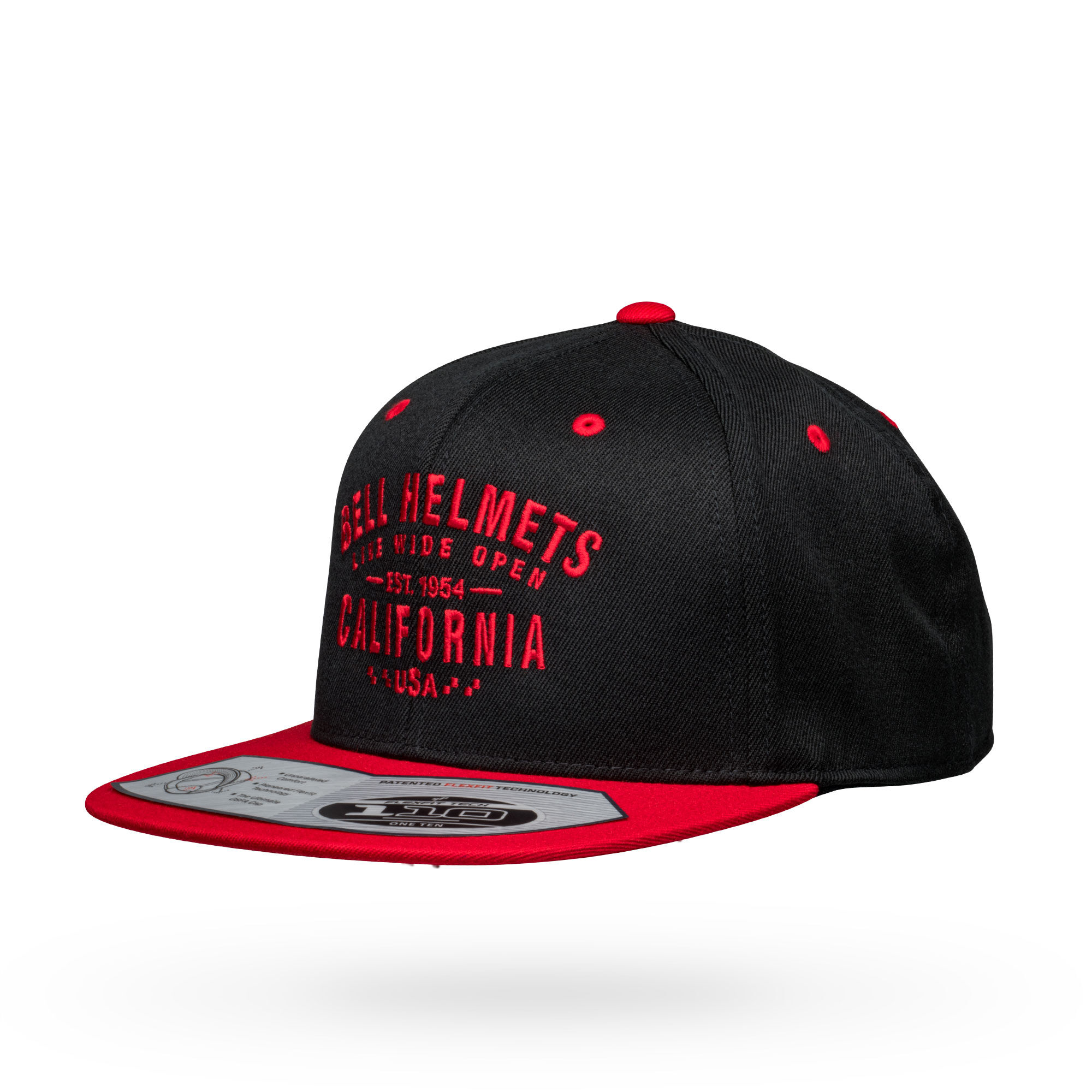 Flexfit 110F Mesh Snapback Cap Bell Helmets