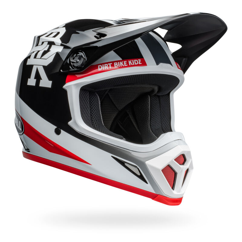 Casque Moto Cross Enduro Bell MX-9 MIPS DISRUPT Noir Charbon