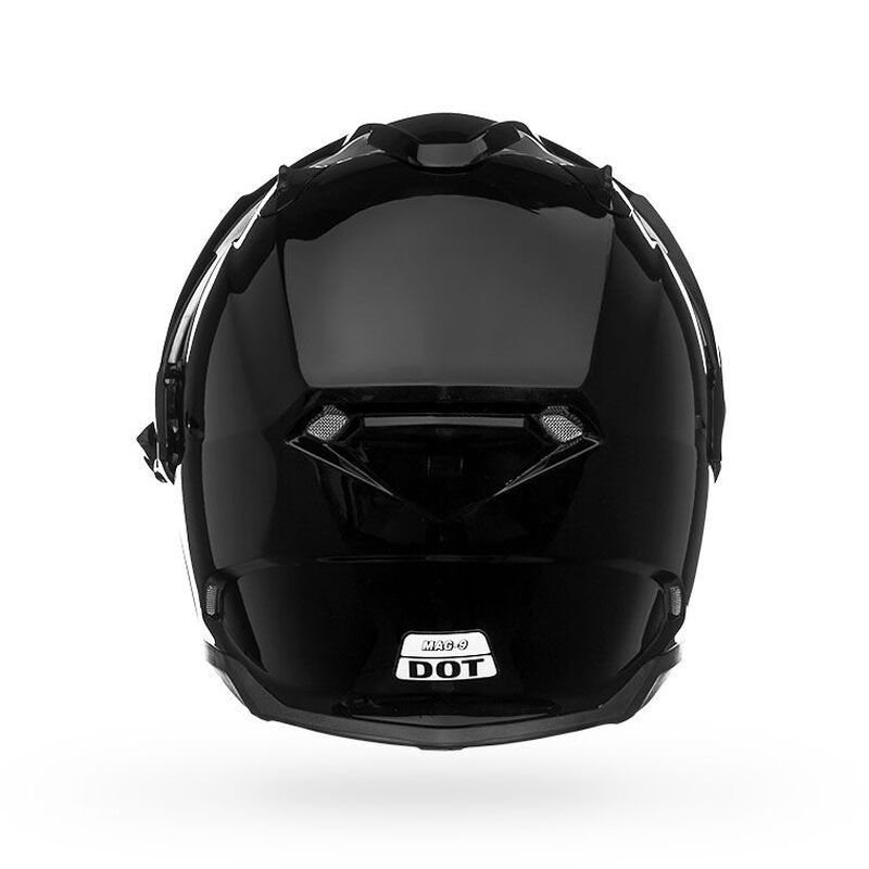 Bell Mag-9 Open Face Motorcycle Helmet Solid Gloss Black, Small 