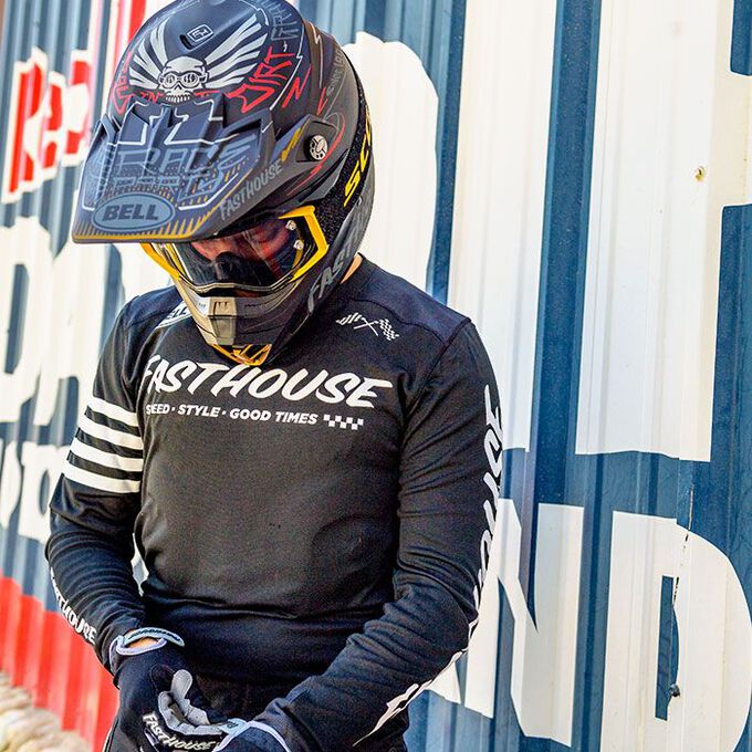 安売り バイクルネットBell ベル Moto-9S Flex Fasthouse Tribe Motocross Helmet オフロードヘルメット  モトクロスヘルメット