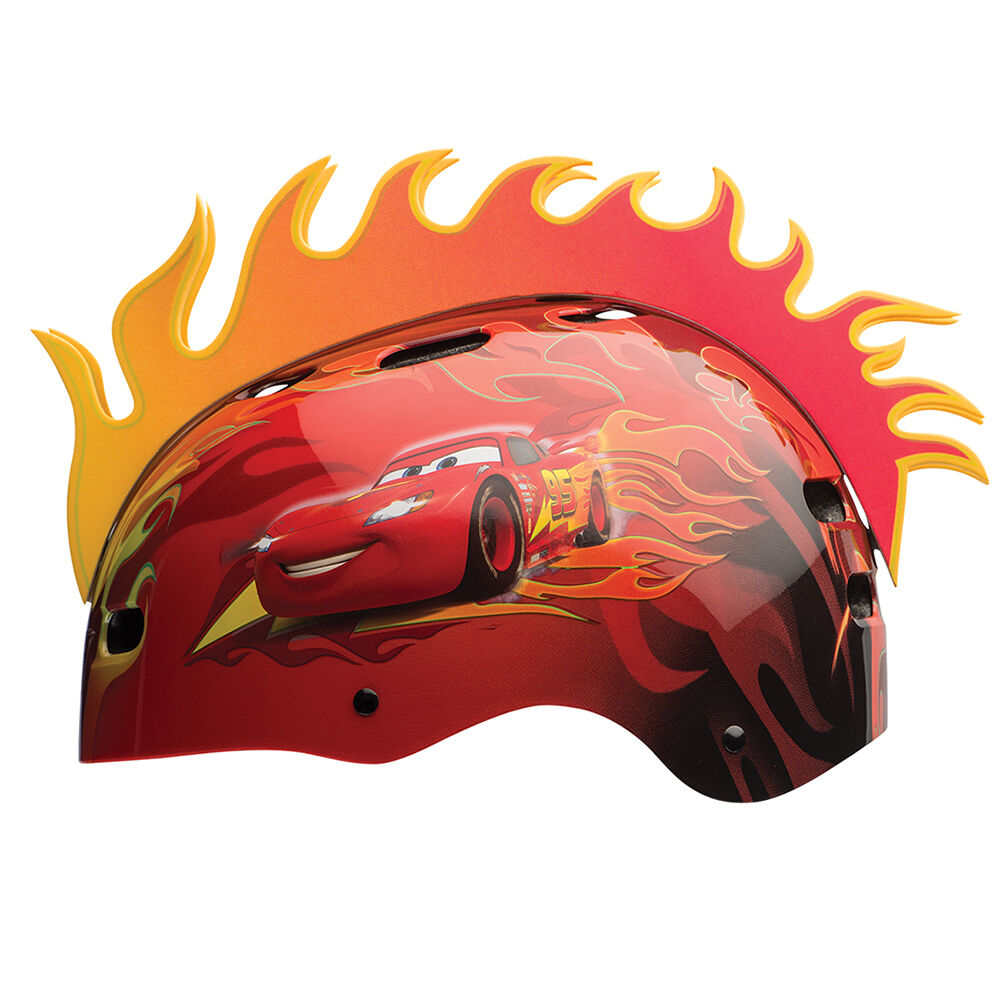 Disney Pixar Cars 3D Flamehawk Bell Helmets