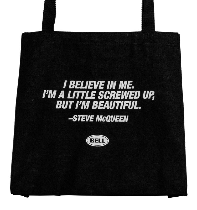 Steve McQueen Believe Tote Bag