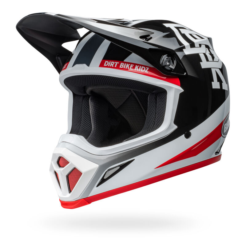 Casque Moto Cross Enduro Bell MX-9 MIPS DISRUPT Noir Charbon