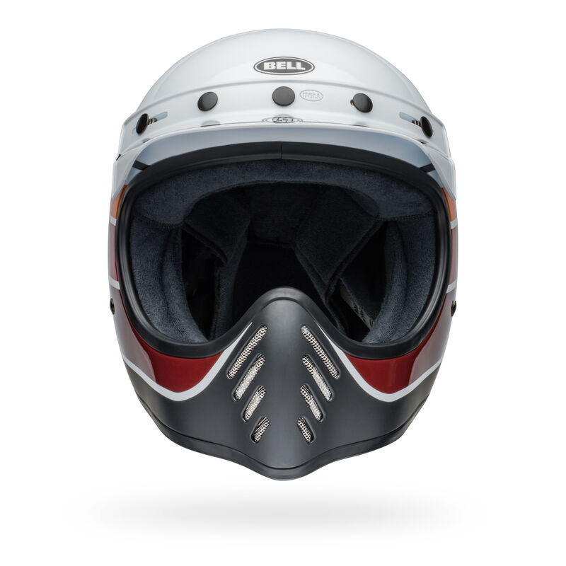 Bell Moto-3 Helmet (ATWLYD Orbit Gloss White/Black - Large)