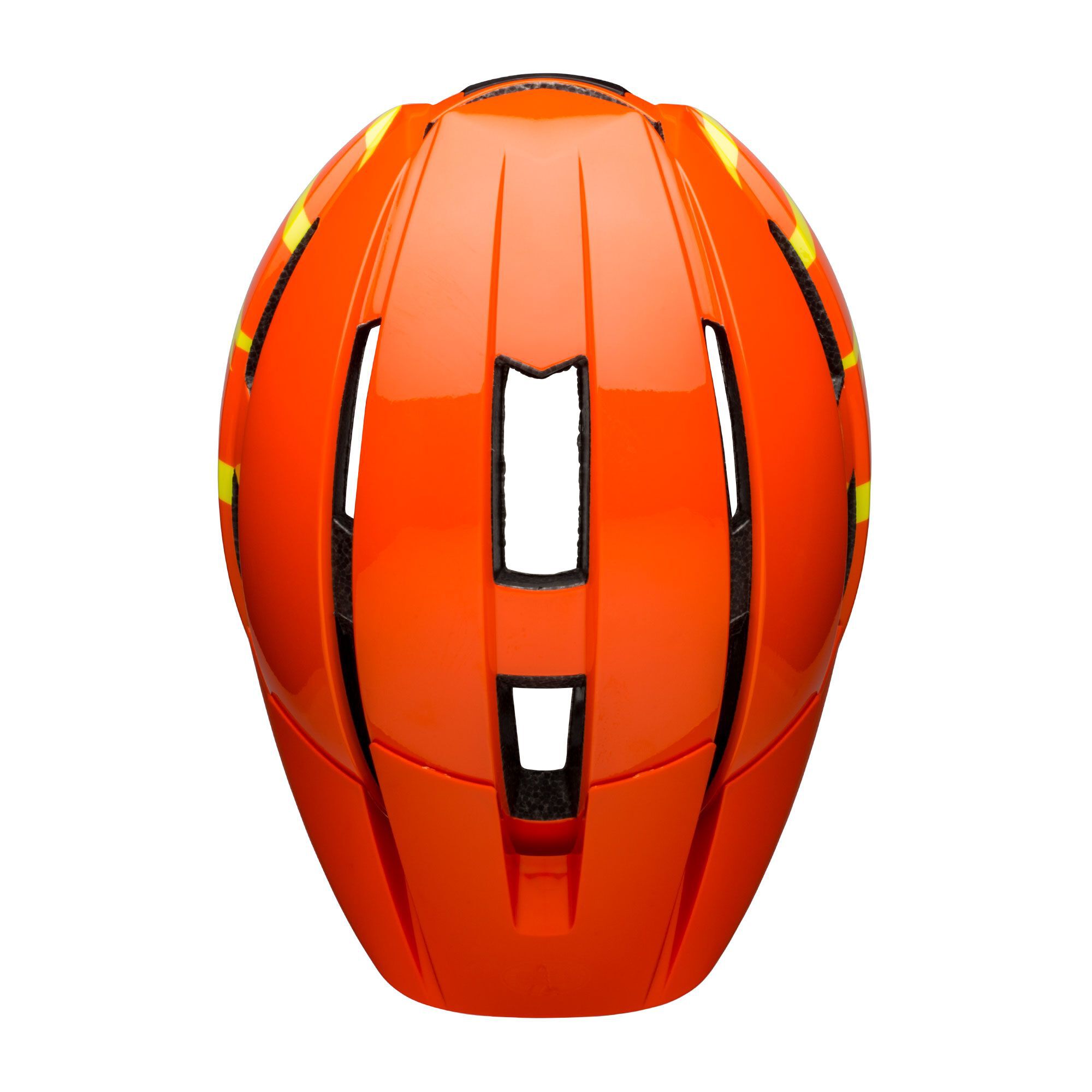 Orange youth hot sale bike helmet