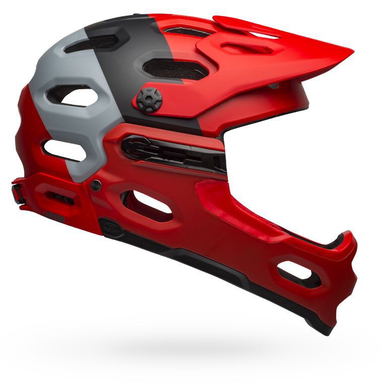 bell mtb helmet removable chin guard