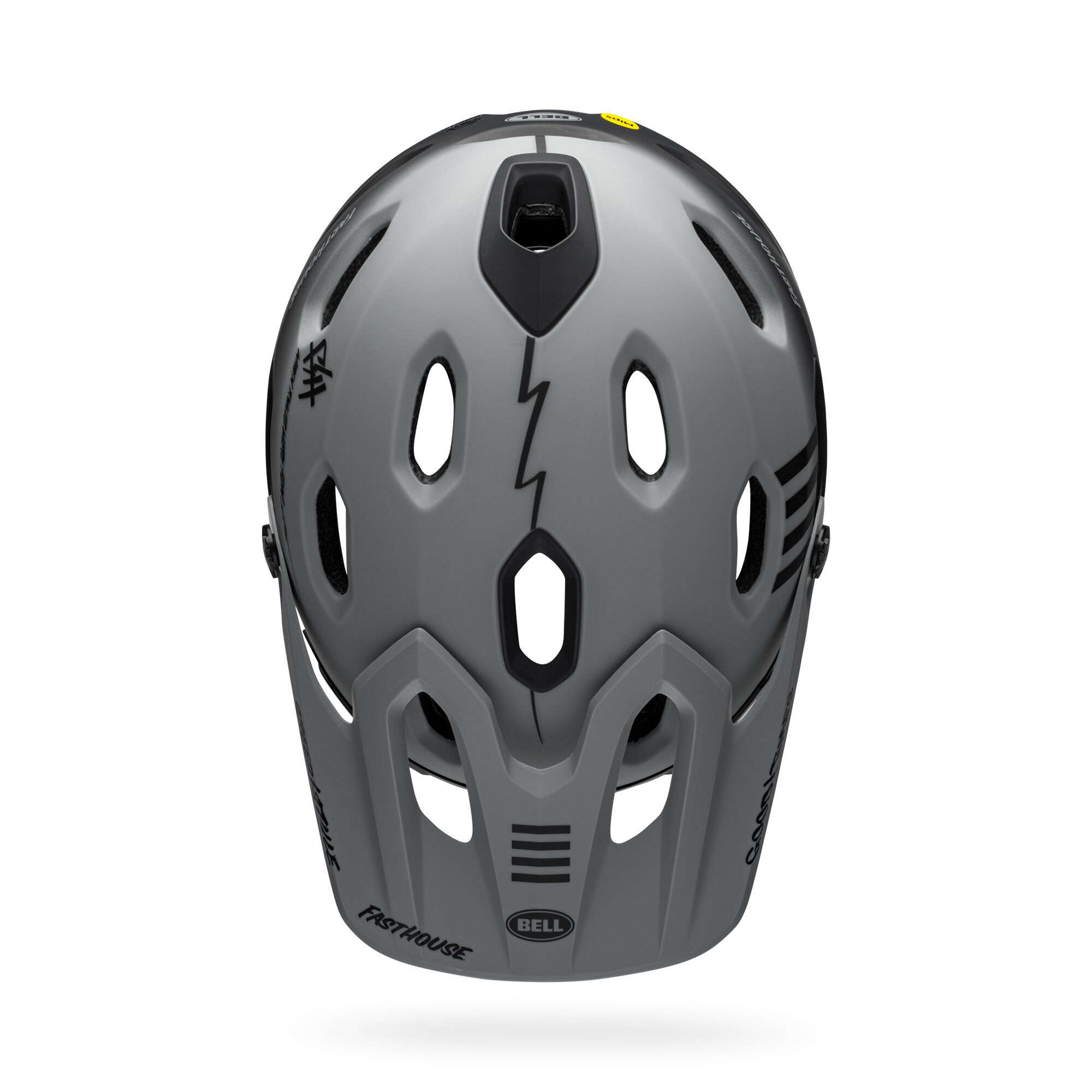 Bell Super DH Spherical Helmet Fasthouse Matte Gray Black M