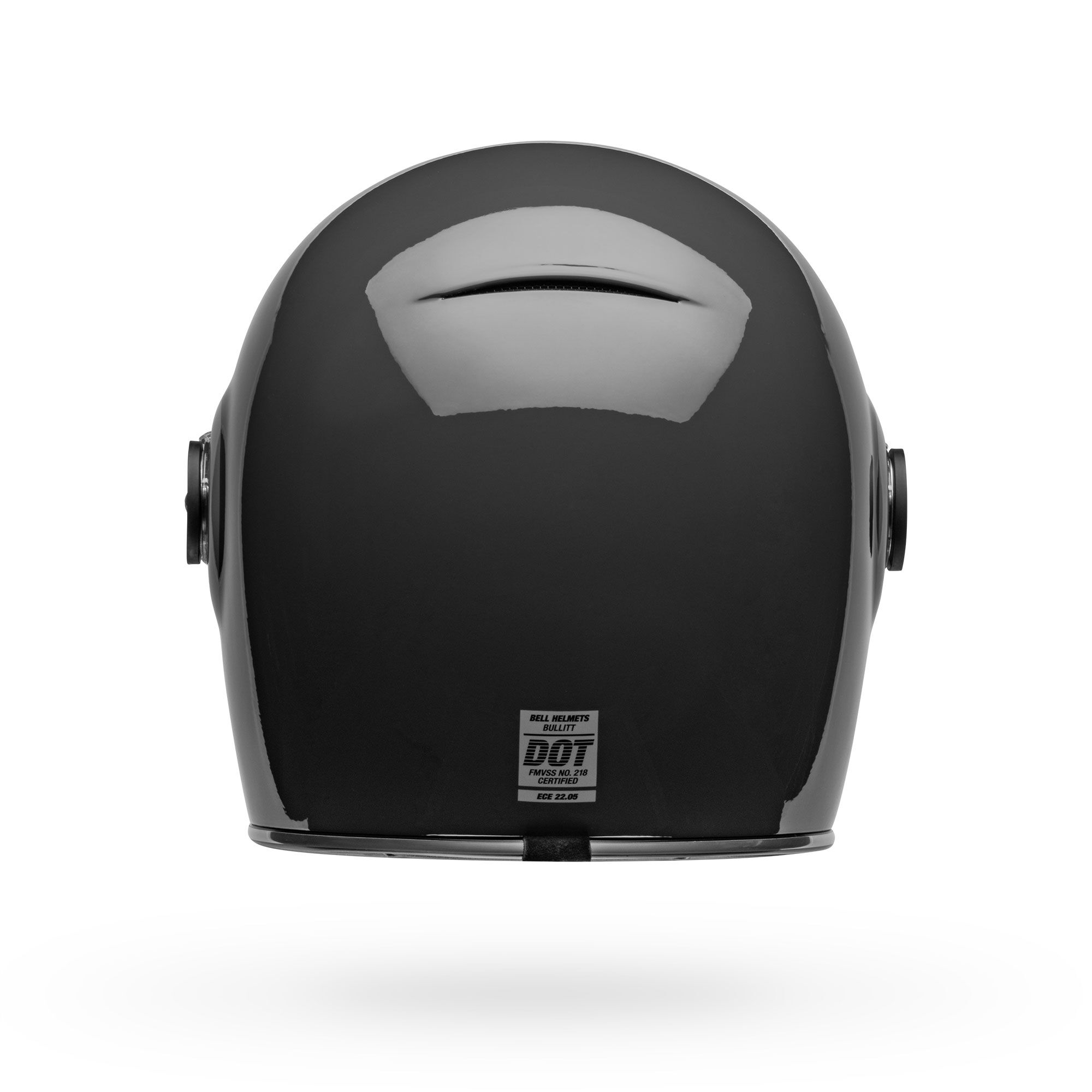 Bell Bullitt Bolt Gloss Black/White Helmet - Get Lowered Cycles
