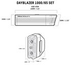 Dayblazer 1000 Front + Dayblazer 65 Rear Light Set