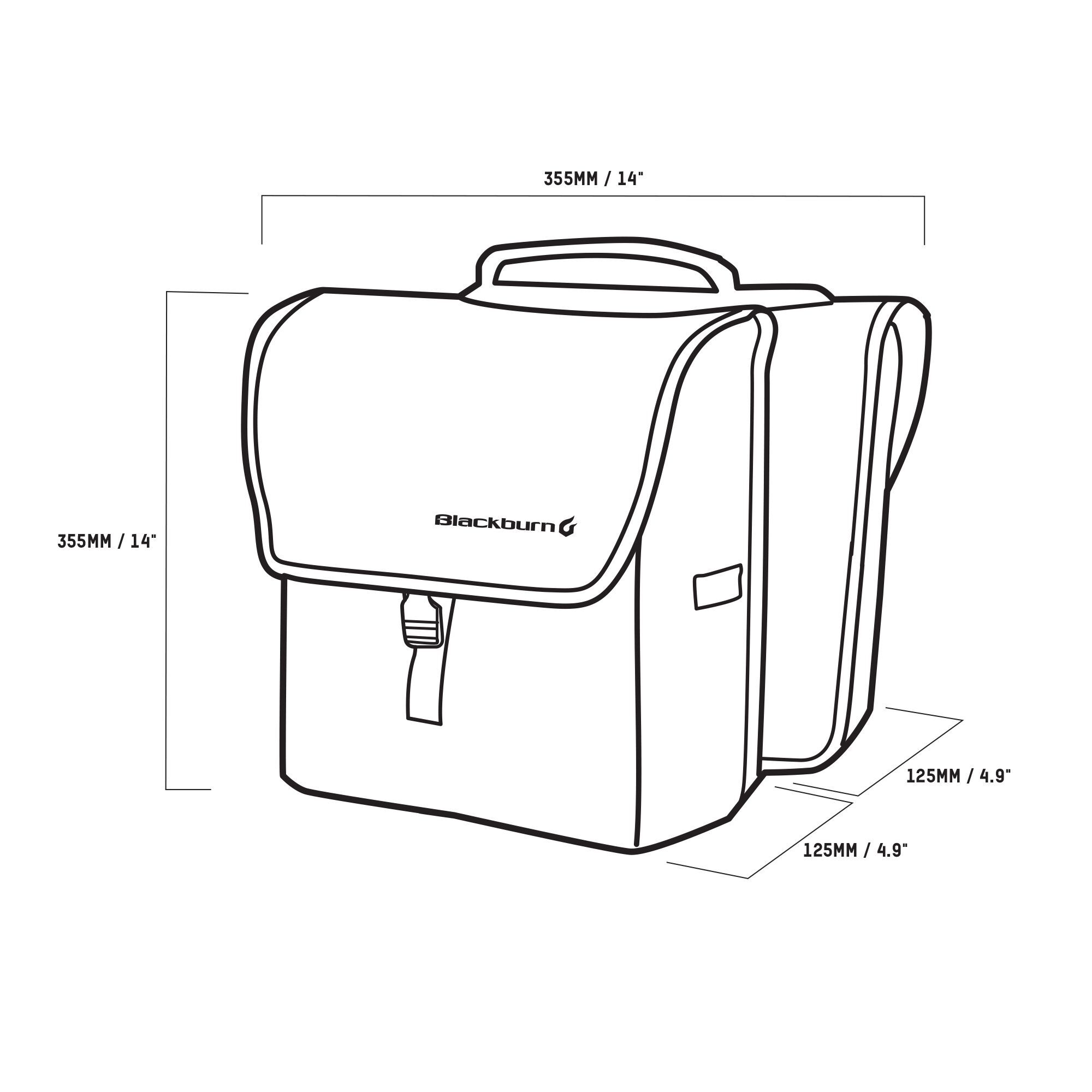 Neighborhood Sacoche Shoulder Bag Black | END. (AR)