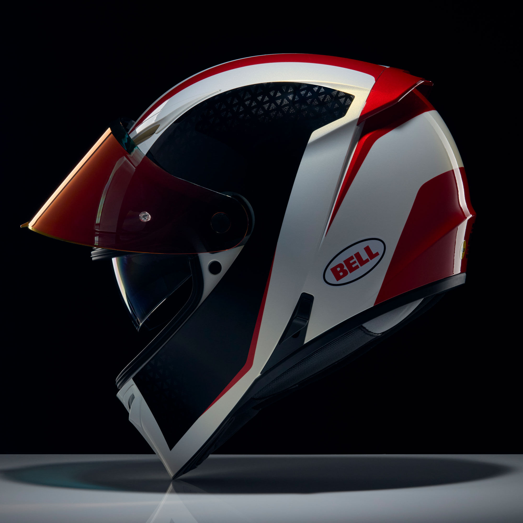 Bell Lithium Mips Pro Helmet in red and black