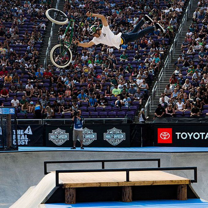 Bell Local BMX Helmet in action Bell Local BMX Helmet in action