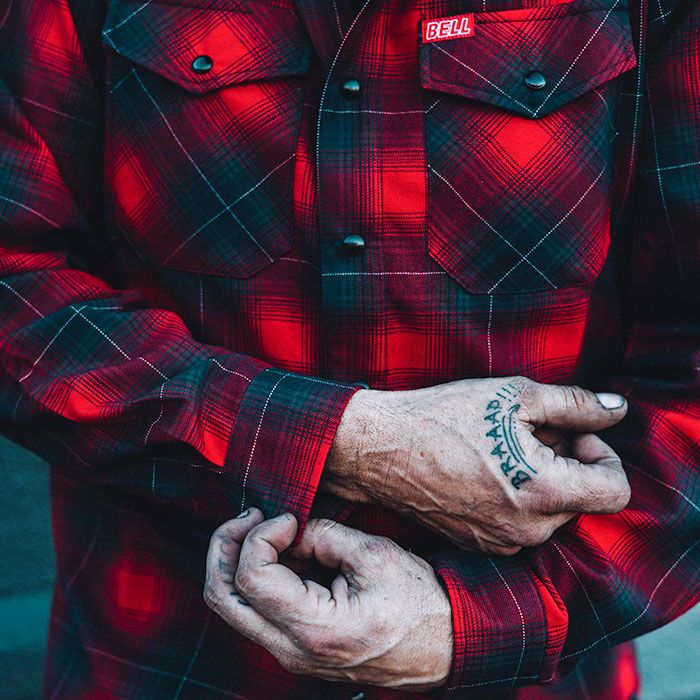 Men's Bell + Dixxon Long Sleeve Flannel Shirt Details