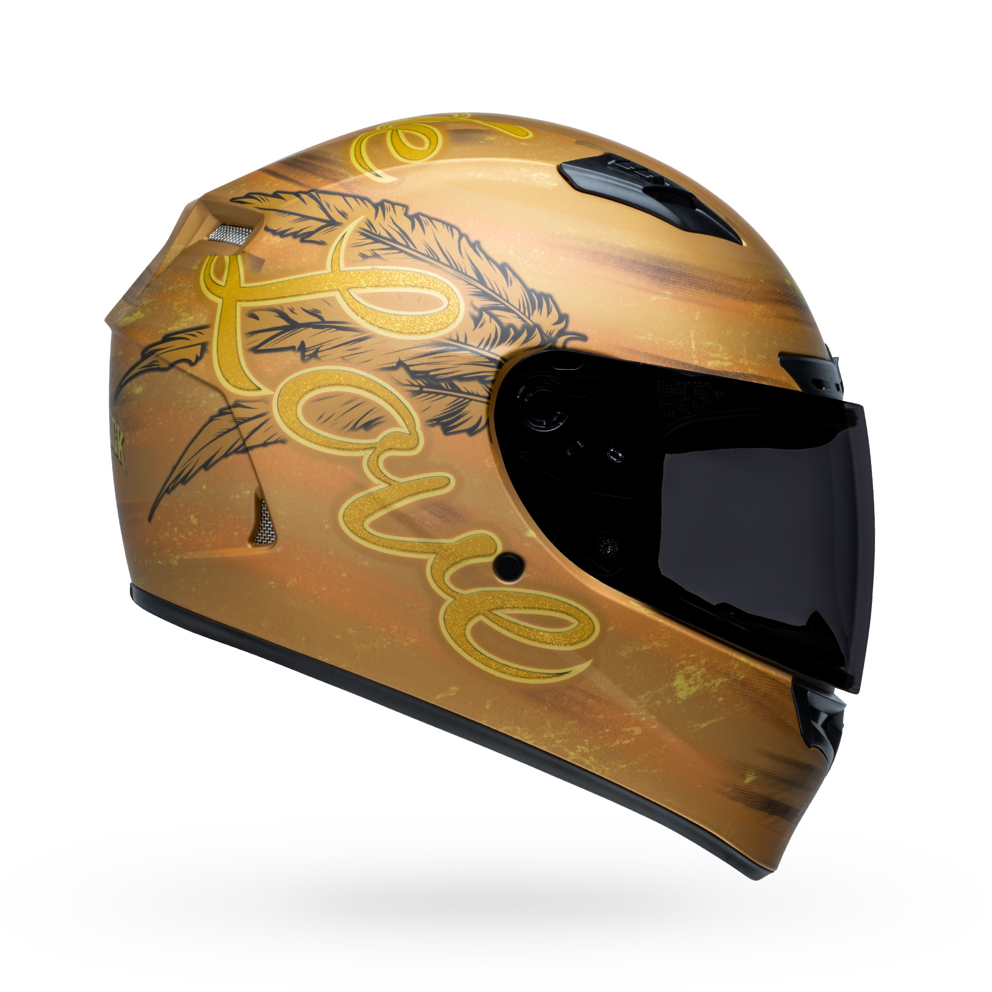 Bell Helmets Qualifier DLX MIPS Hart Luck Live Helmet (Medium, Matte/Gold)