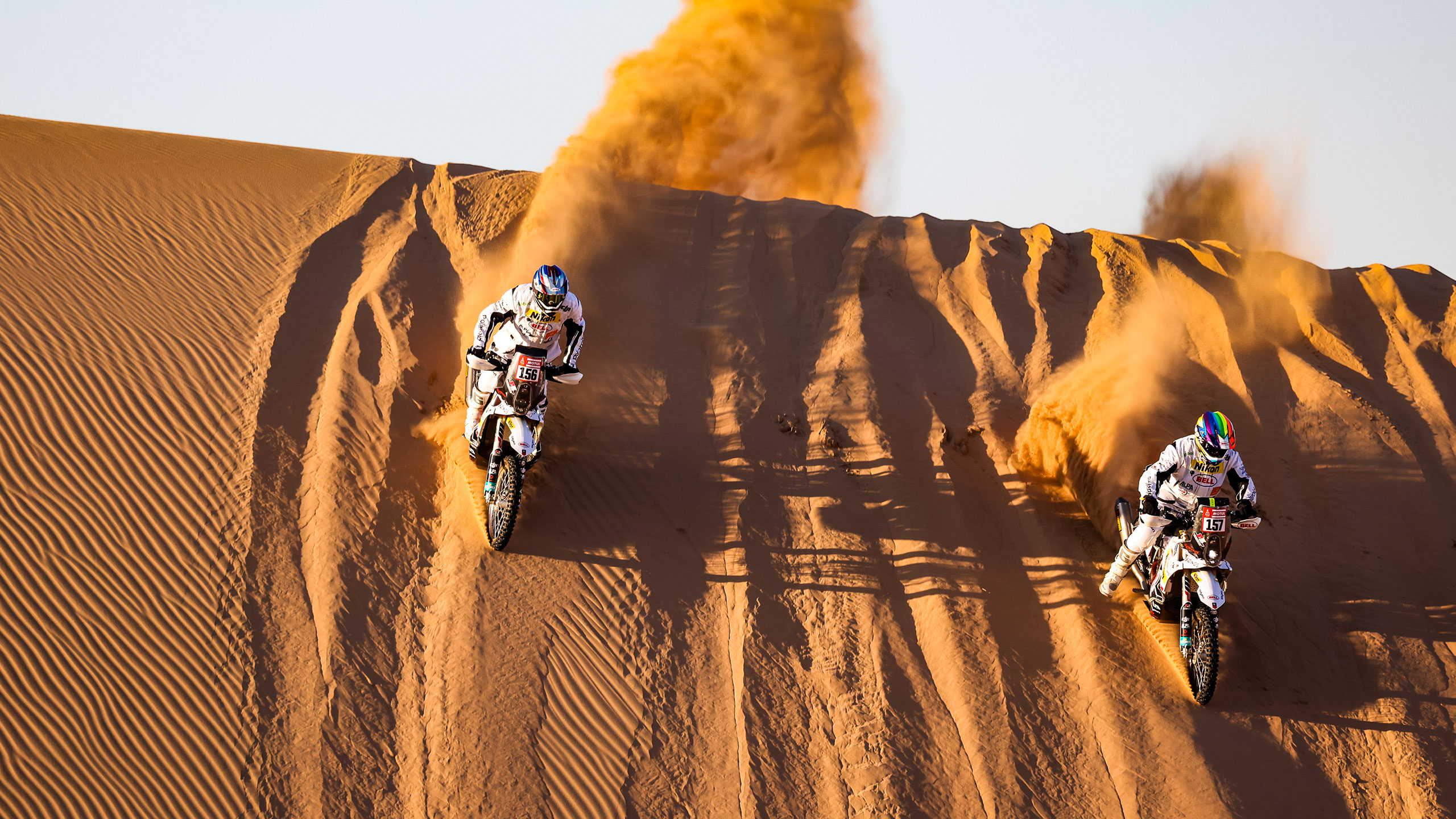 Father & Son Take On The Desert