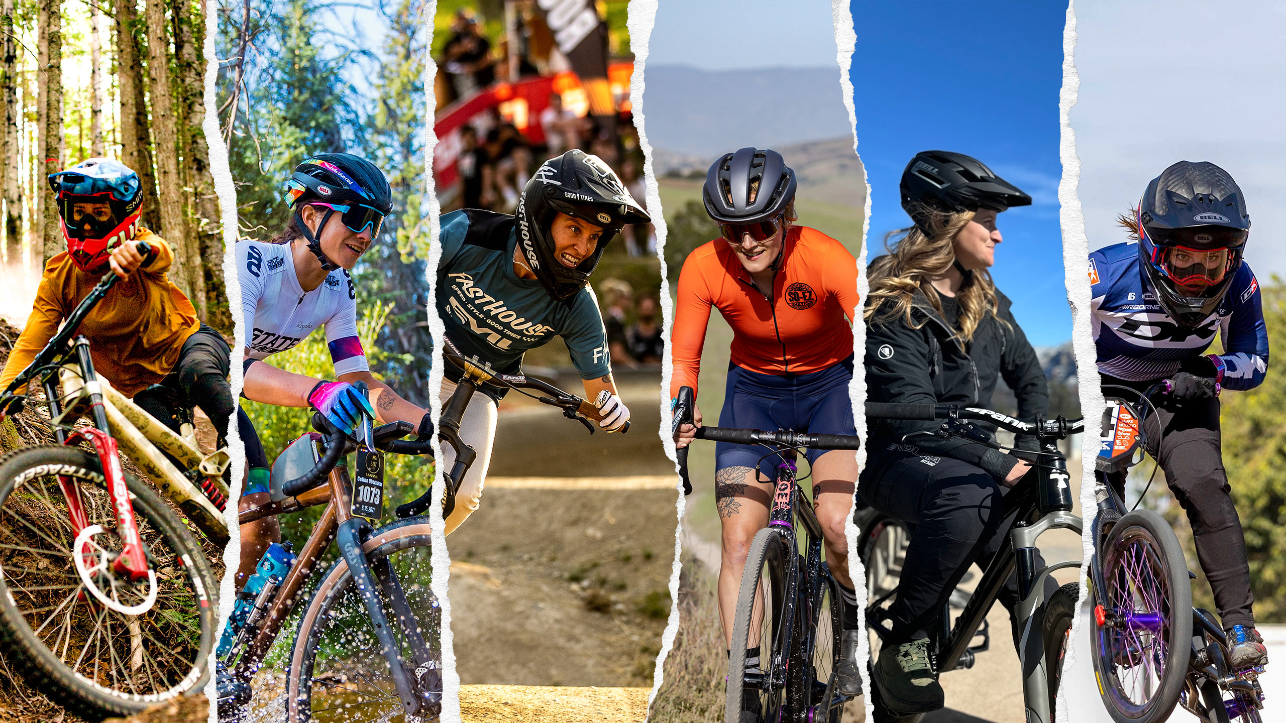 WomenWhoSendIt Ladies of Cycling Bell Helmets