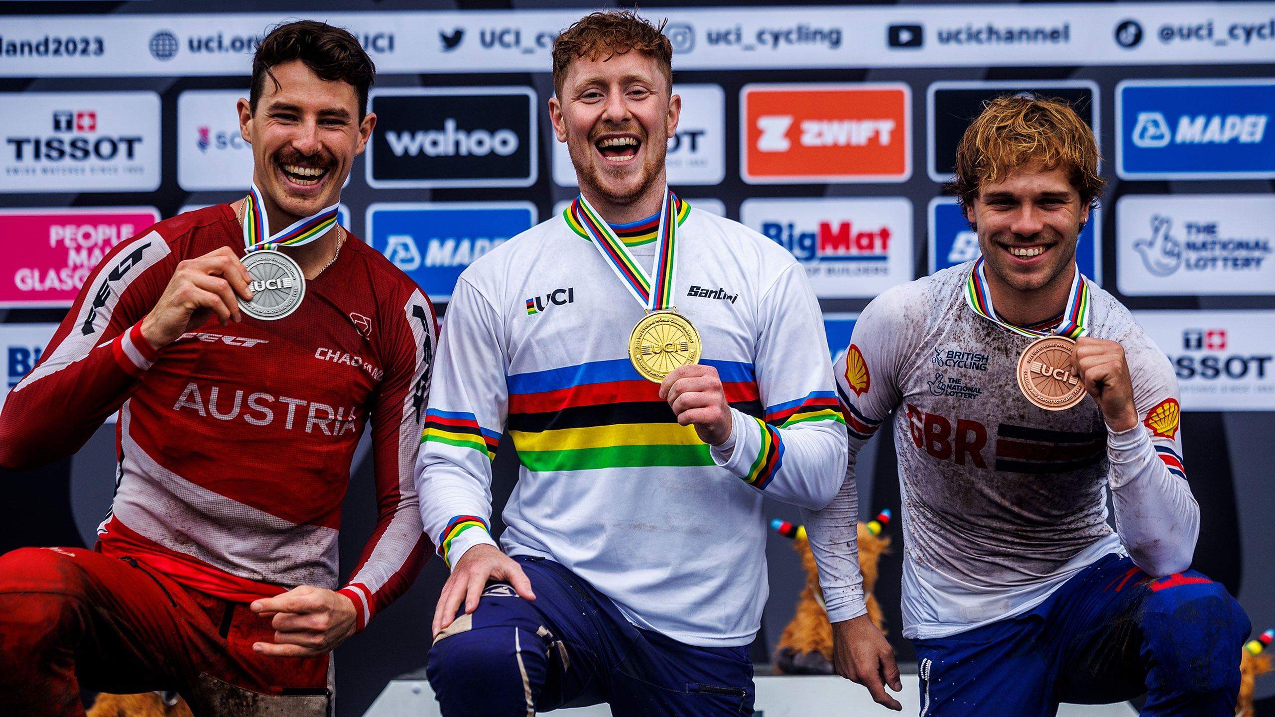 Fort William podium UCI 2023