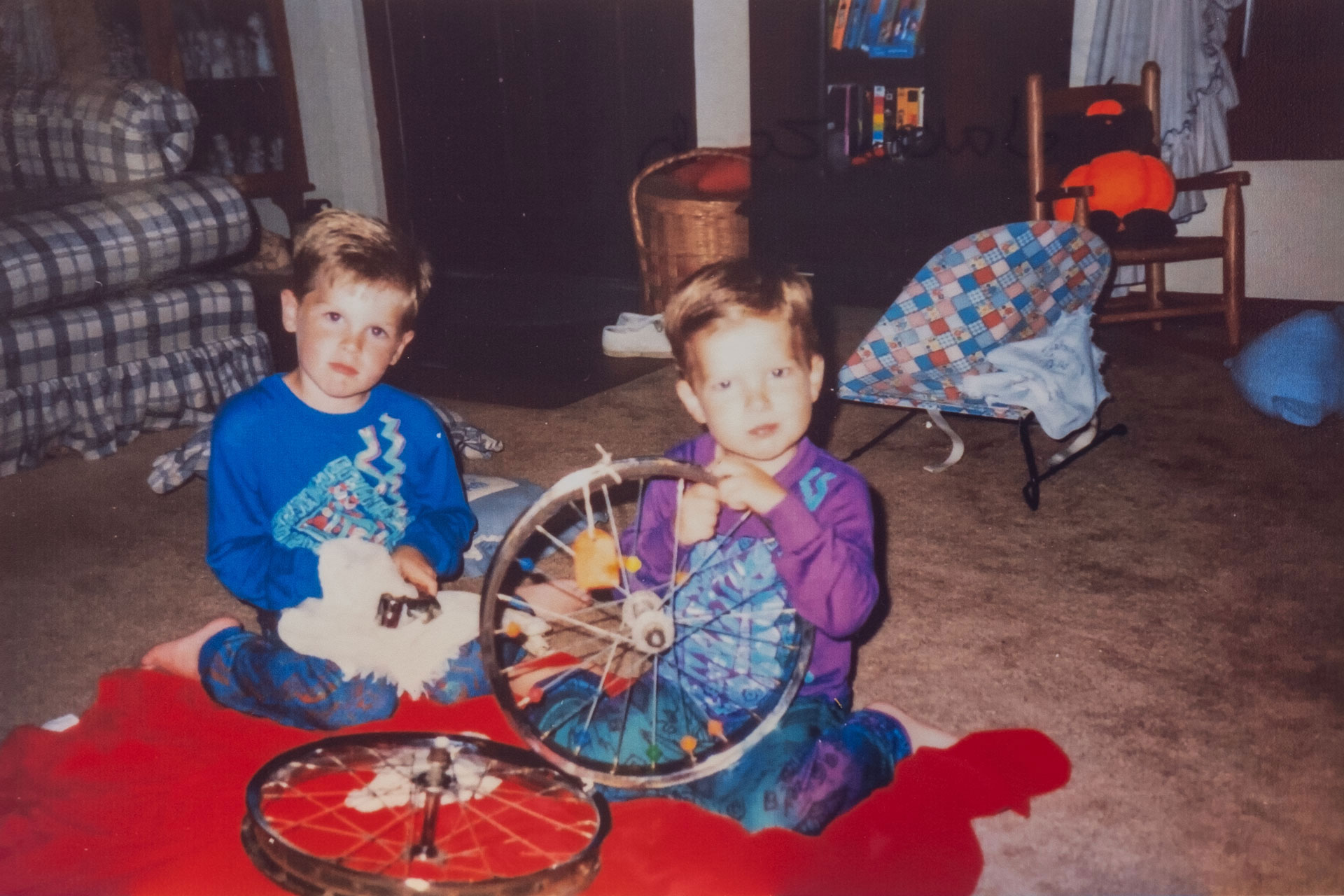 Jake and Zach Hindes with rims