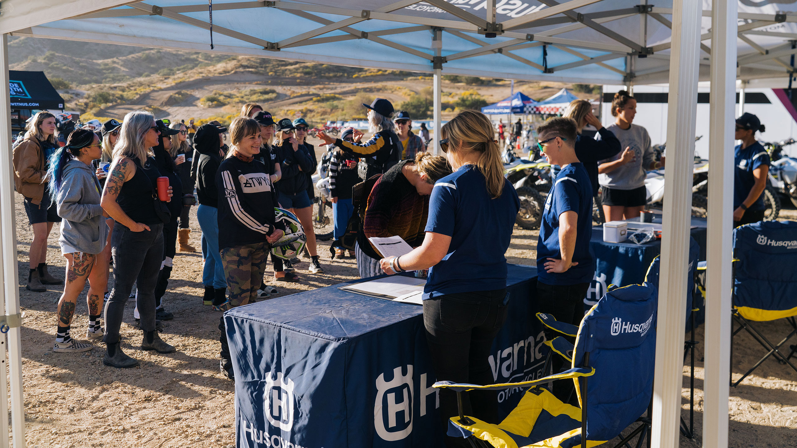 Babes In The Dirt 8 husqvarna bikes